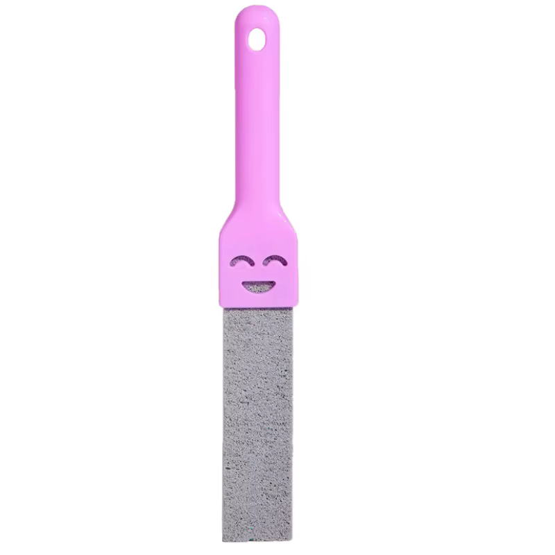 Brosse de toilette en pierre ponce, 5 pièces, pierre de nettoyage de salle de bains avec poignée, ca