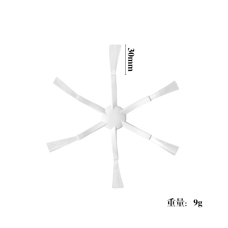 Accessoires de remplacement de brosse latérale à 6 bras pour aspirateur robot Xiaomi Mijia 1C 2C 1T