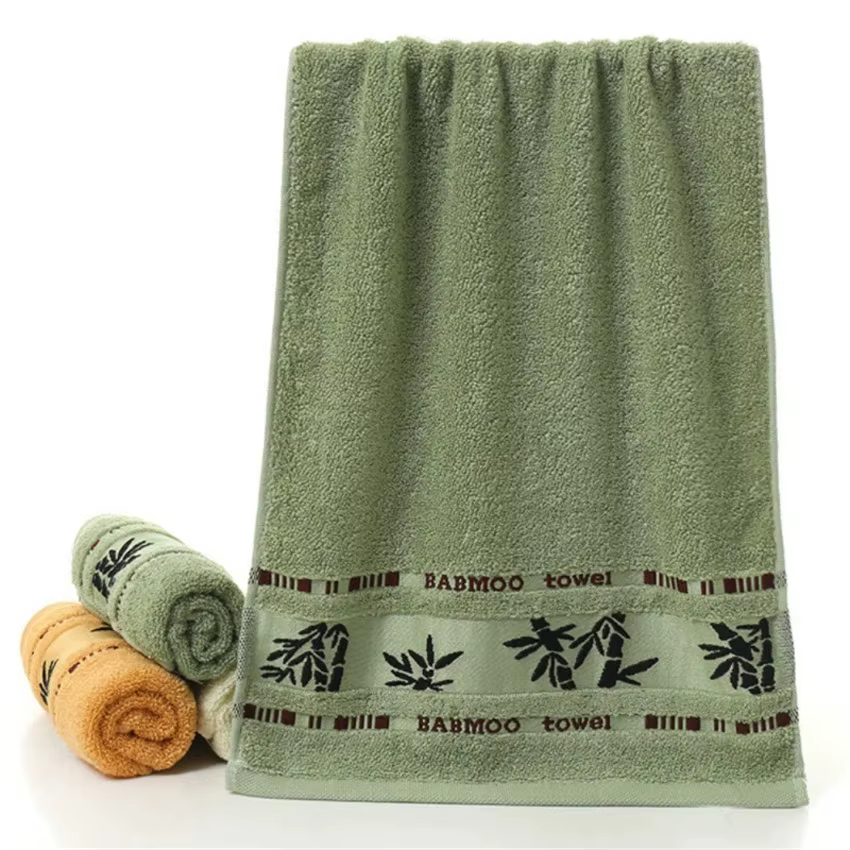 Ensembles de serviettes en fibre de bambou pour adultes, serviettes de bain pour la maison, serviett