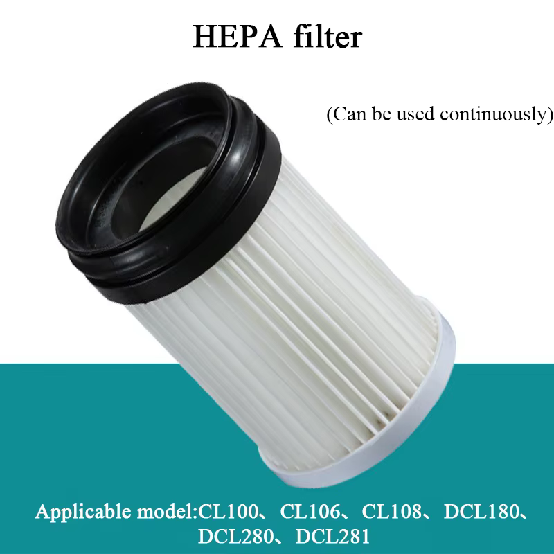 Sac de Collecte de Poussière, Filtre HEPA, Préfiltre en Papier pour Pièces d'Aspirateur Makita CL100