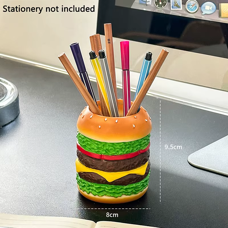 Porte-stylo Design hambourg mignon, conteneur de rangement de bureau créatif et lisse, seau de range