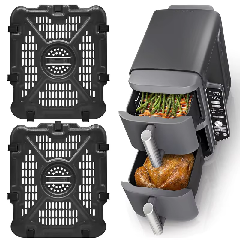 Plaques de cuisson A50Q (2 pièces) pour friteuses à air Ninja modèles SL201/SL401/SL451, accessoires