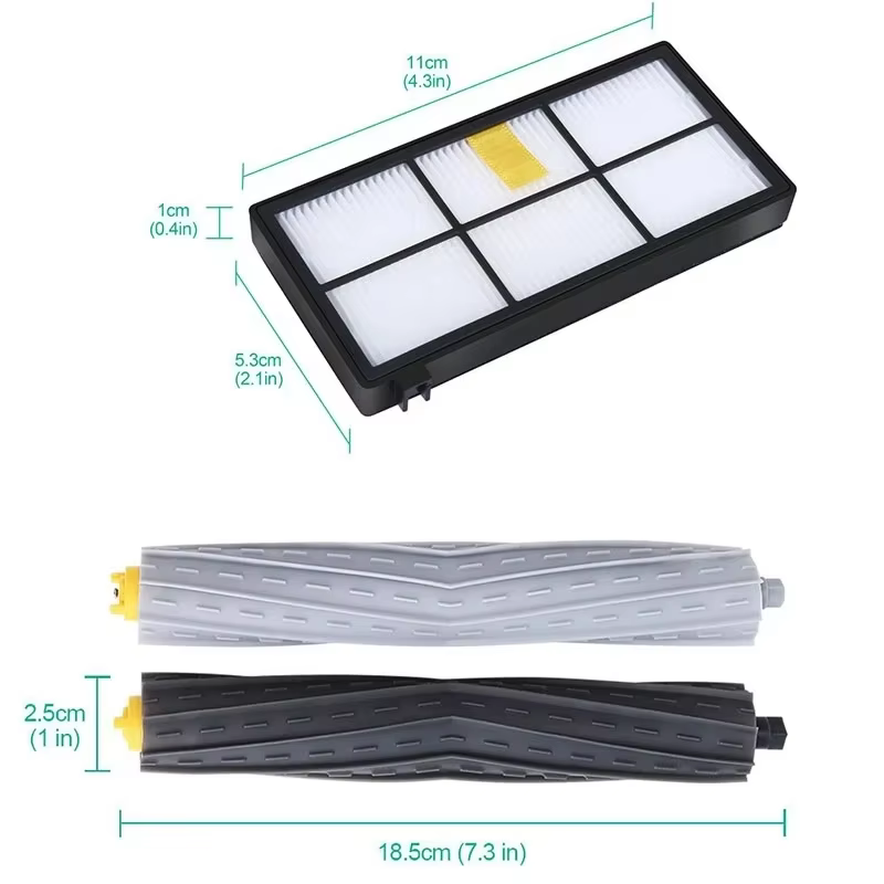 Pièces de rechange pour aspirateur iRobot Roomba série 800 900 860 870 880 890 966 980, brosse à rou