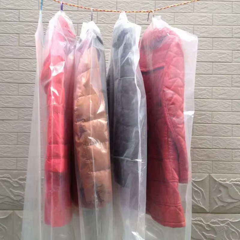 30 pièces Transparent suspendus vêtements cache-poussière vêtements anti-poussière sac de rangement 