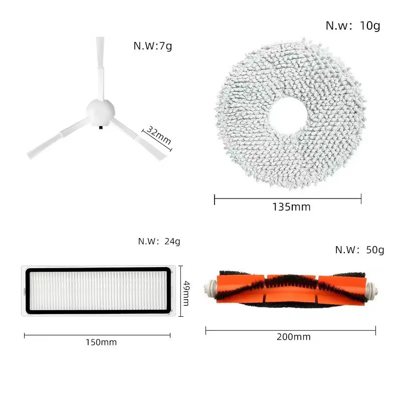 Accessoires pour aspirateur robot Dreame L10s Ultra, L10S Pro, sacs d'aspirateur, filtre de vadrouil
