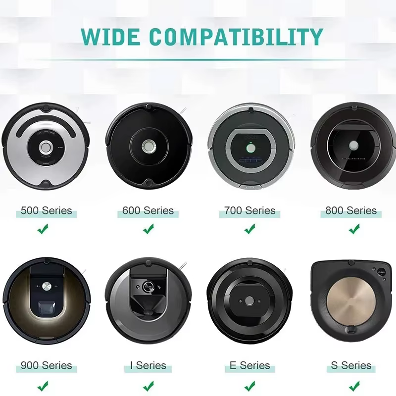 Ensemble de roulettes de roue avant de remplacement pour aspirateur iRobot Roomba, J7, I3, i7 + Plus