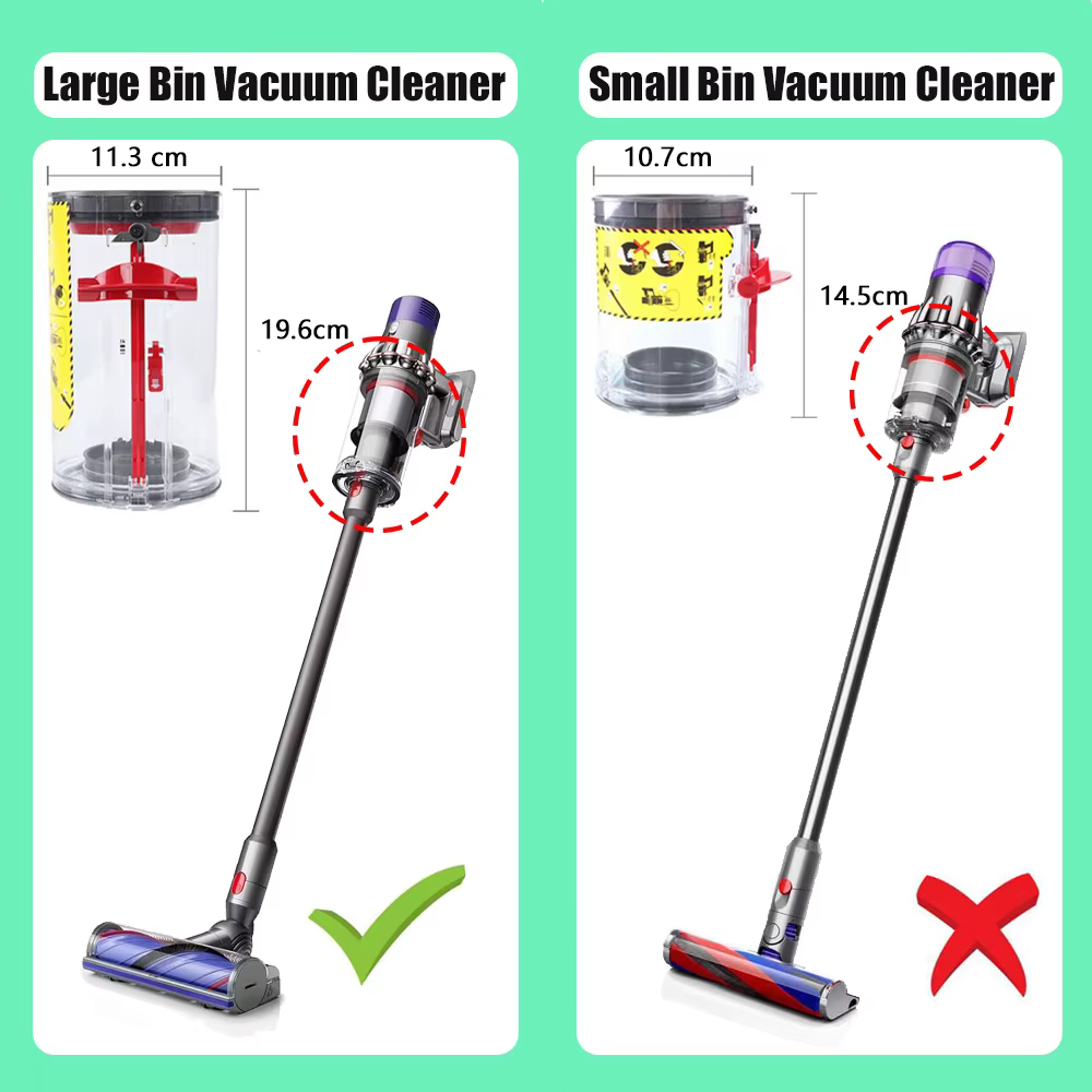 Grand bac à poussière pour aspirateur Dyson V10 SV12, pièce de rechange pour cartouche/seau à poussi