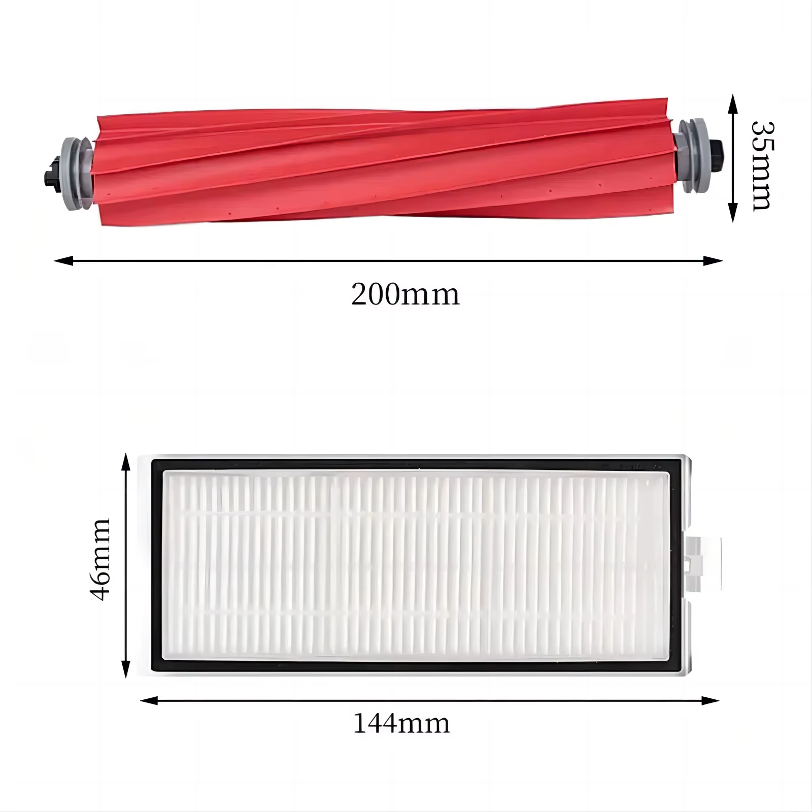 Pièces de rechange pour aspirateur Robot Roborock Q7 Max / Q7 Max + / Q7 Plus / T8, brosse latérale
