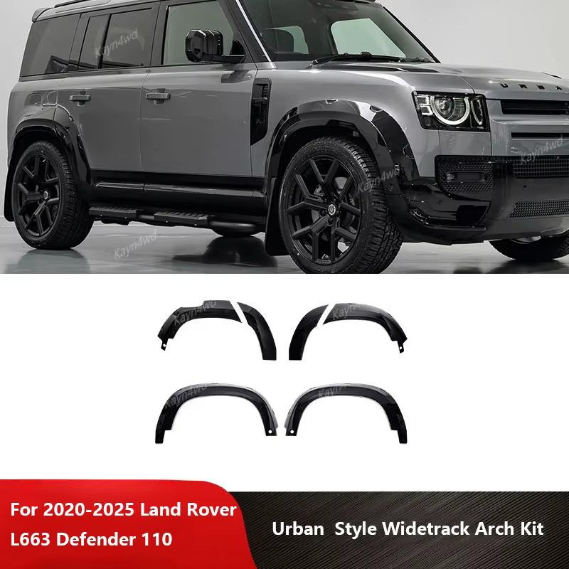 Accessoires extérieurs tout-terrain 4x4, Kit d'arc de piste large de Style urbain, garde-boue évasé