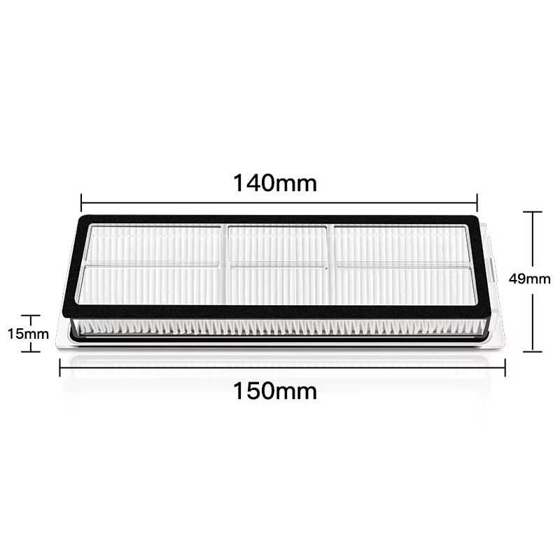 Compatible avec Xiaomi Mi Robot Vacuum Mop 2 STYTJ03ZHM Pièces d'Aspirateur Brosse Principale Filtre