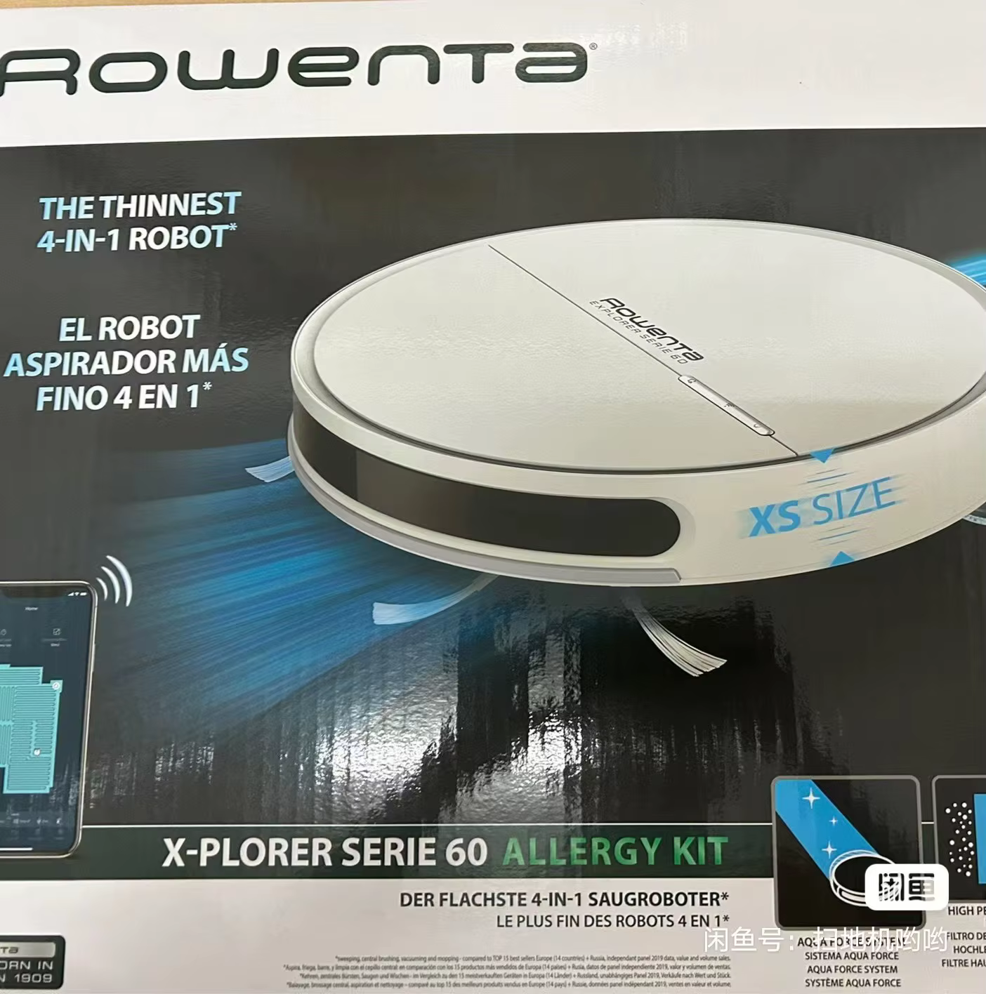 Chiffon de vadrouille pour réservoir d'eau, pour aspirateur Robot Rowenta Tefal Explorer x-plorer sé