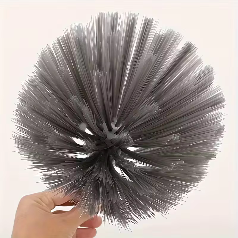 1pc Nettoyeur de plafond en toile d'araignée à longueur réglable - Balai métallique robuste avec poignée ergonomique
