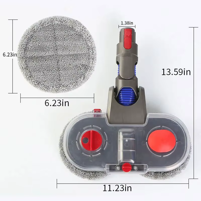 Kit de tête de vadrouille électrique pour aspirateur Dyson V7