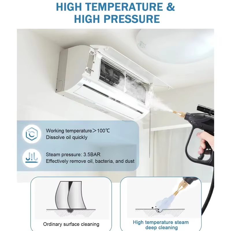 Nettoyeur à vapeur électrique domestique 3000W 4.5Bar