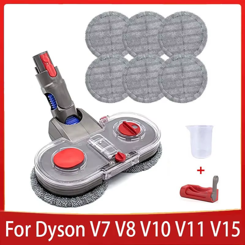 Kit de tête de vadrouille électrique pour aspirateur Dyson V7