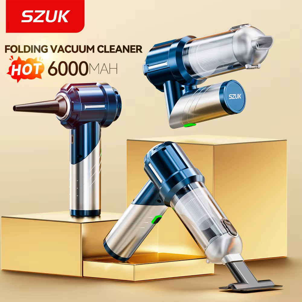 SZUK C013MAX puissant aspirateur de voiture Mini