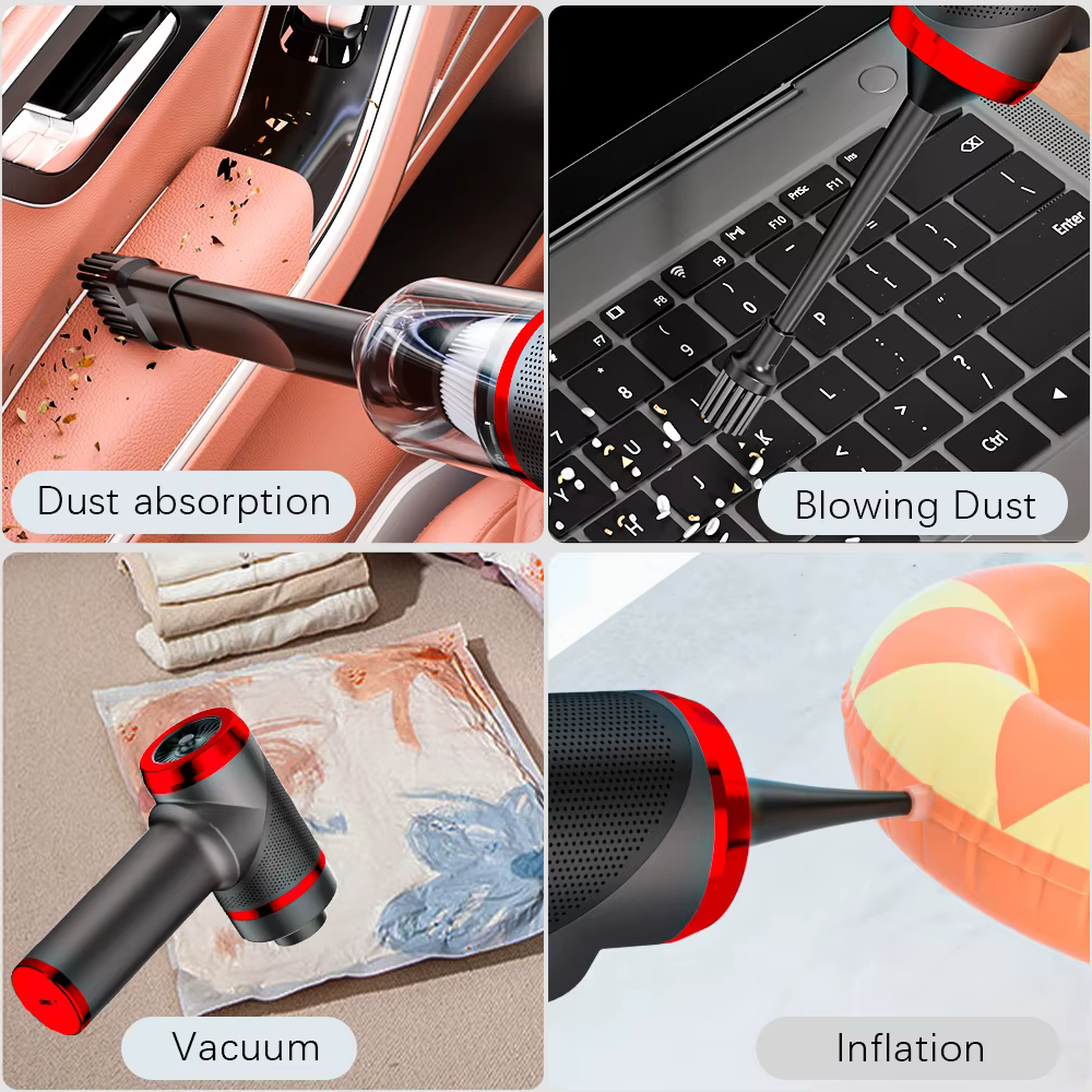 Aspirateur de voiture puissant SZUK, aspirateur sans fil portatif, machine de nettoyage à forte aspiration, mini aspirateur sans fil, aspirateur portable aspirateurs voiture aspirateur sans fil aspira