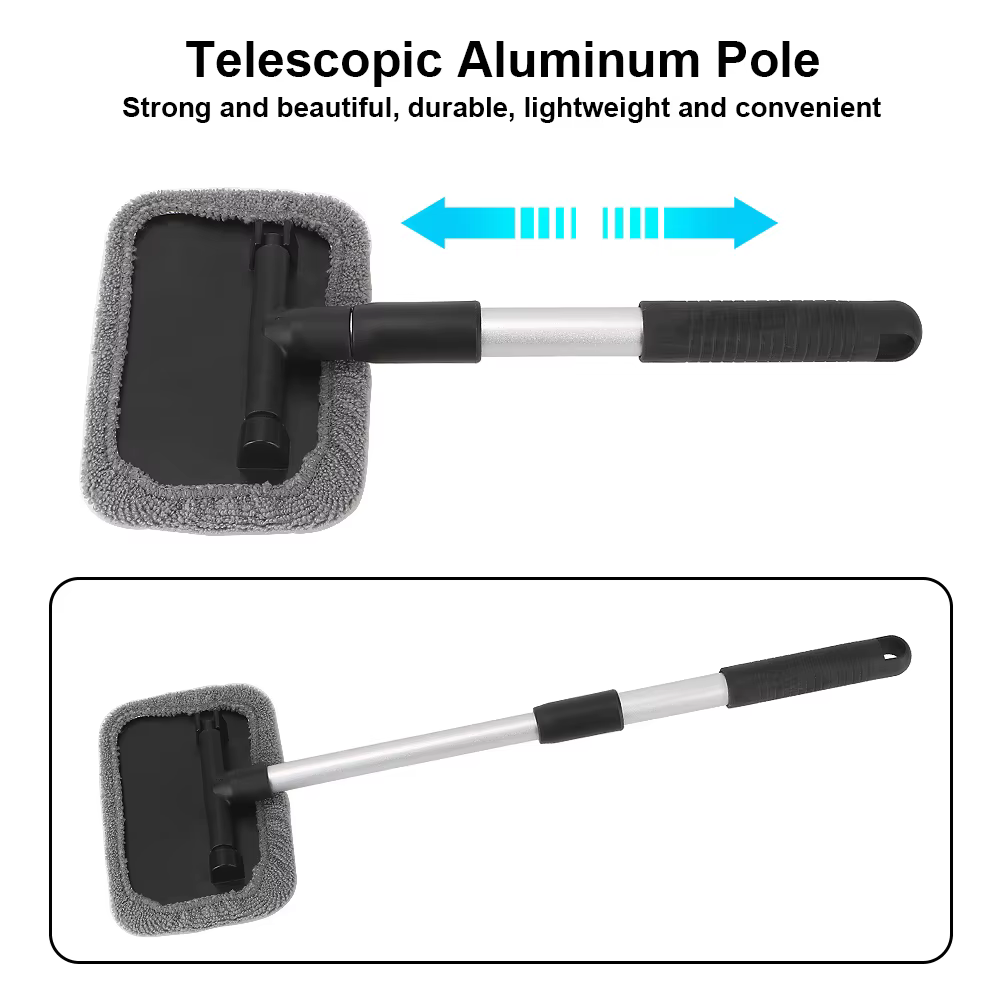 Brosse de nettoyage télescopique pour pare-brise de voiture, nettoyeur d'essuie-glace, outil de fenêtre en verre, accessoires automobiles, livres, le plus récent