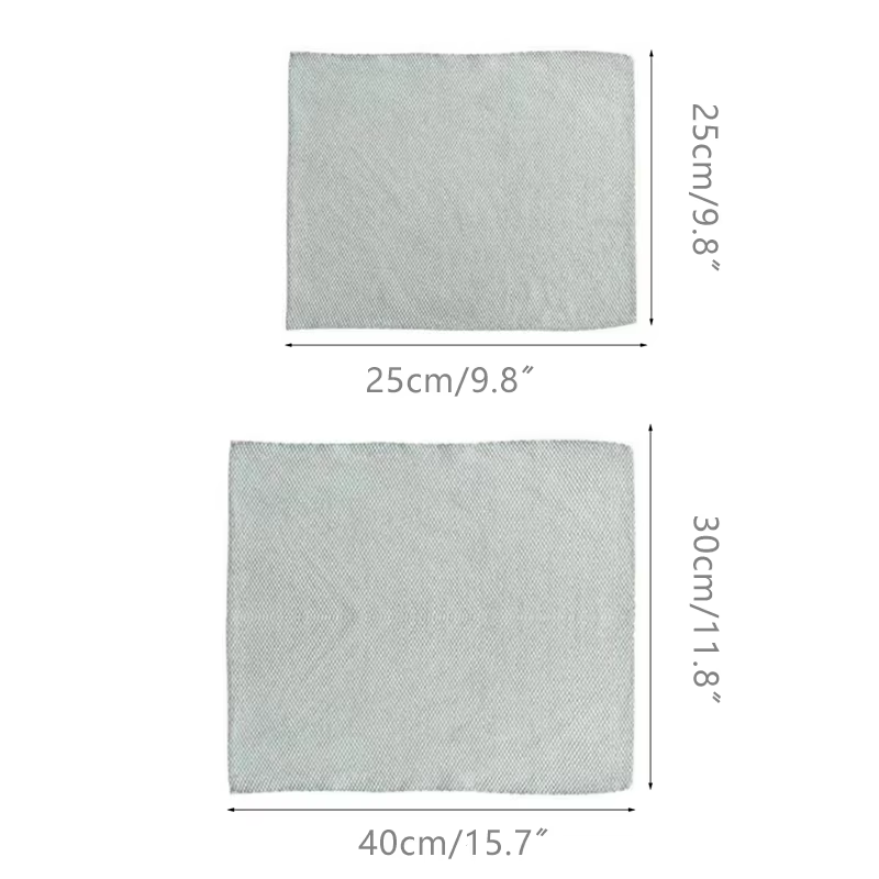 Chiffon de nettoyage de vaisselle en microfibre