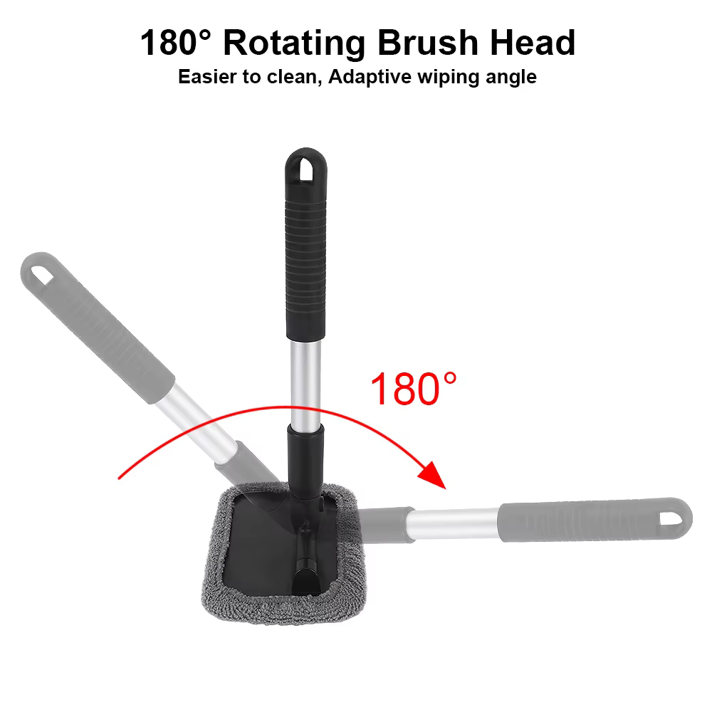Brosse de nettoyage télescopique pour pare-brise de voiture, nettoyeur d'essuie-glace, outil de fenêtre en verre, accessoires automobiles, livres, le plus récent