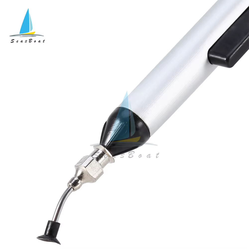 Stylo d'aspiration sous vide IC SMD, pompe à ventouse, pince à épiler IC SMD, outil de ramassage, outils de dessoudage à souder avec 3 têtes d'aspiration