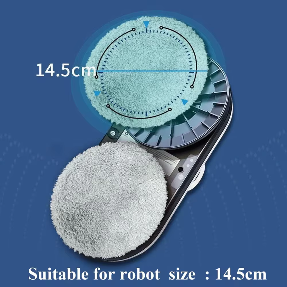 Accessoires, chiffon de nettoyage en microfibre pour robot nettoyeur de vitres 188168