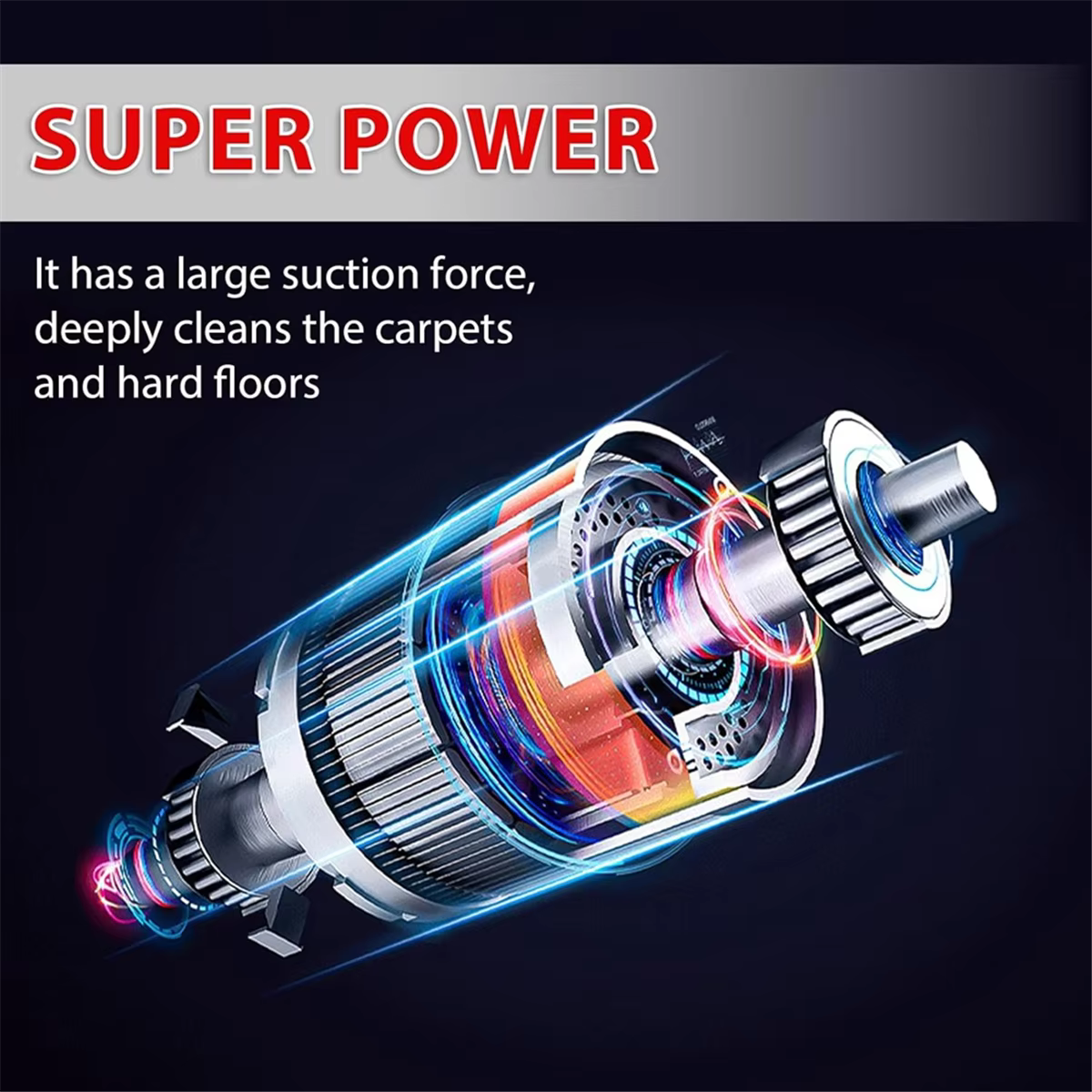Tête de brosse de sol pour aspirateur Dyson V7