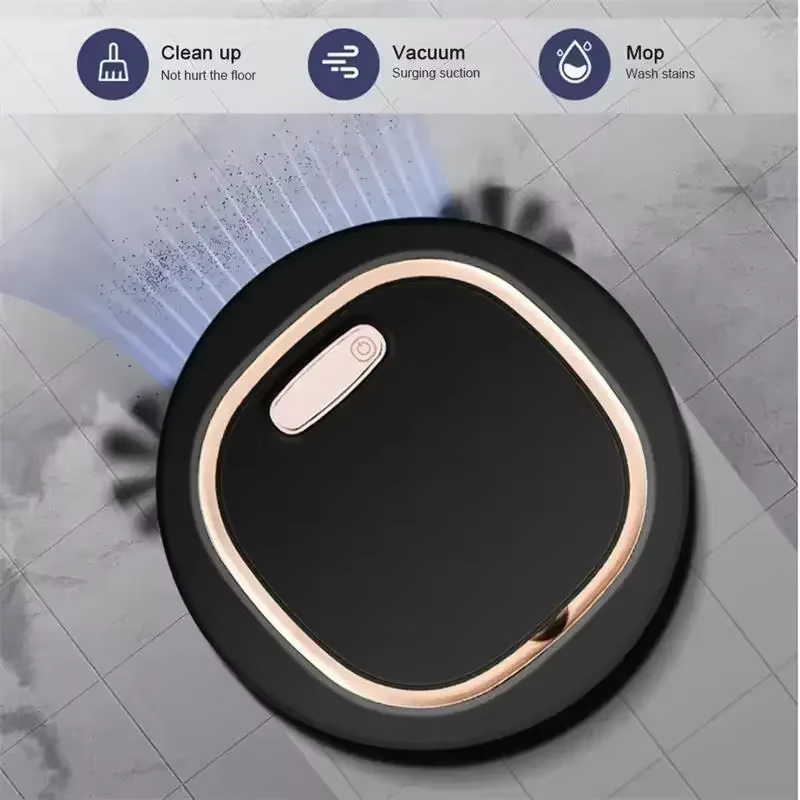 Nouveau Robot Aspirateur Intelligent 2026 Silencieux 3-en-1 : Balayage