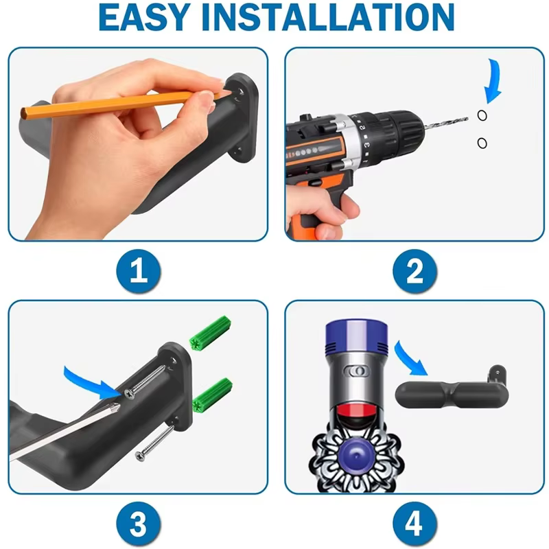 Support mural pour aspirateur Shark IX141 IZ562H IZ682H