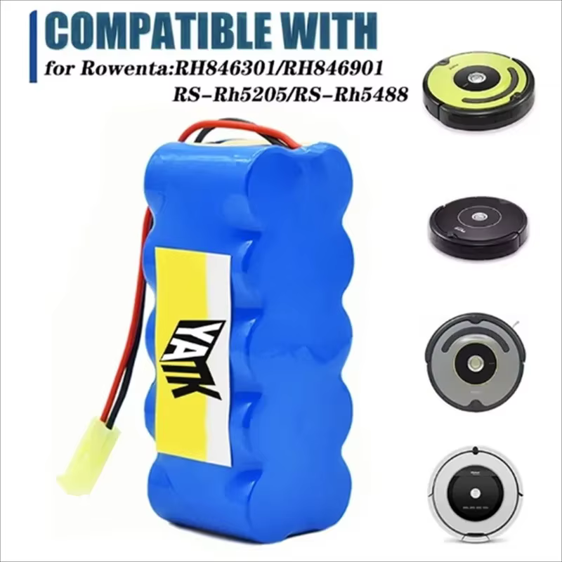 Batterie rechargeable 12 V SC Ni-MH 6000 mAh pour Rowenta