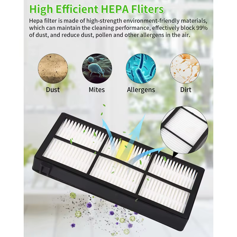 Pièces de filtre Hepa pour aspirateur Robot Irobot Roomba 860 865 870 880 896 960 966 971 976 980 981