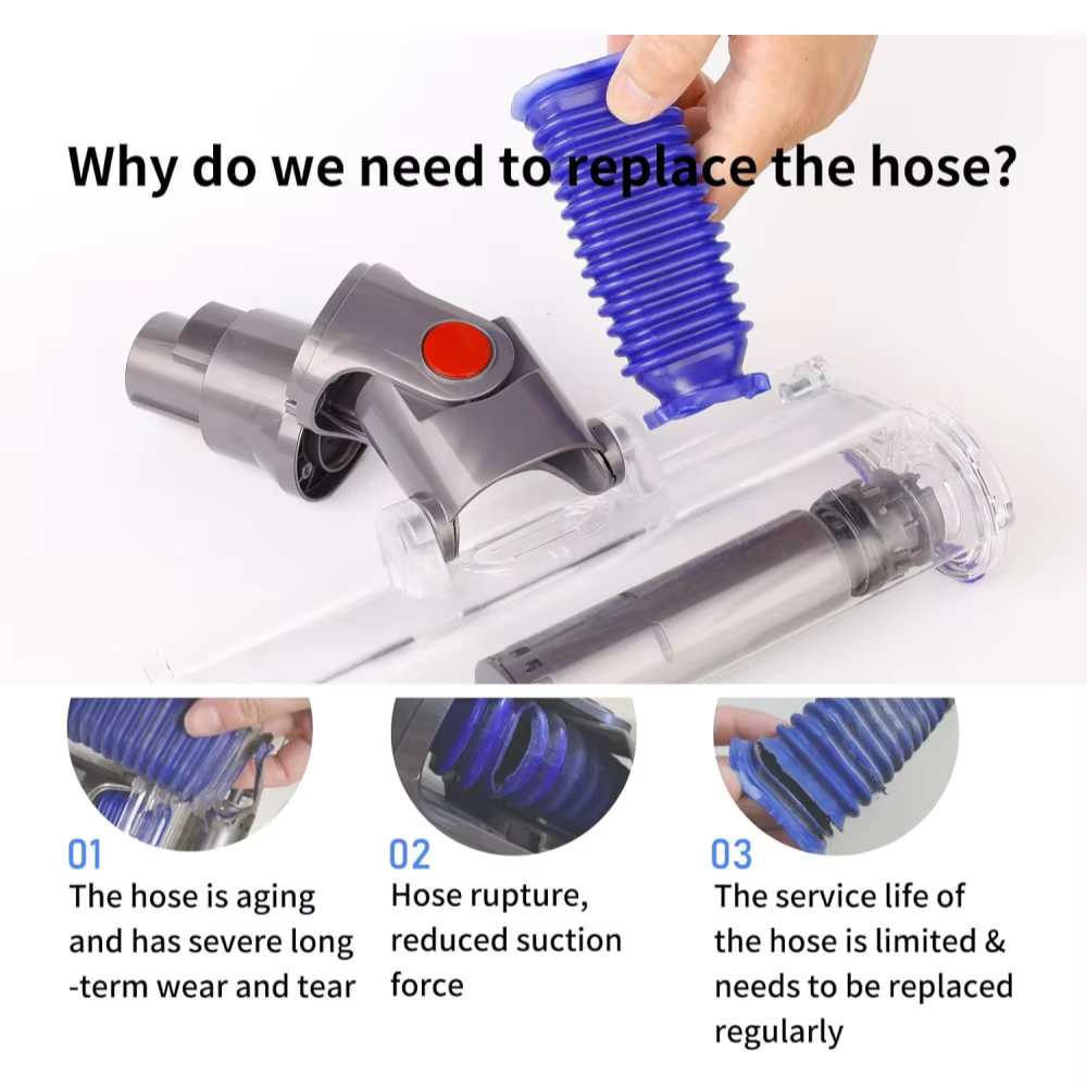 Kit de tuyaux d'aspirateur compatible avec Dyson V6