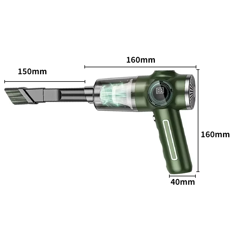 Aspirateur 9800000PA 5 en 1 sans fil pour automobile