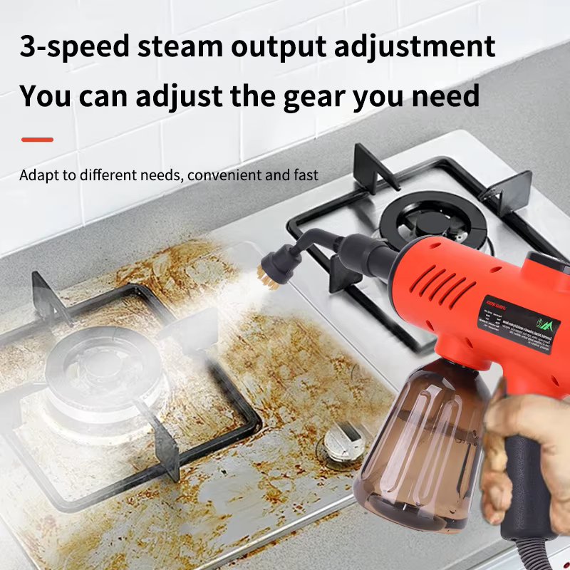 Nettoyeur à vapeur électrique domestique multifonctionnel 1200W