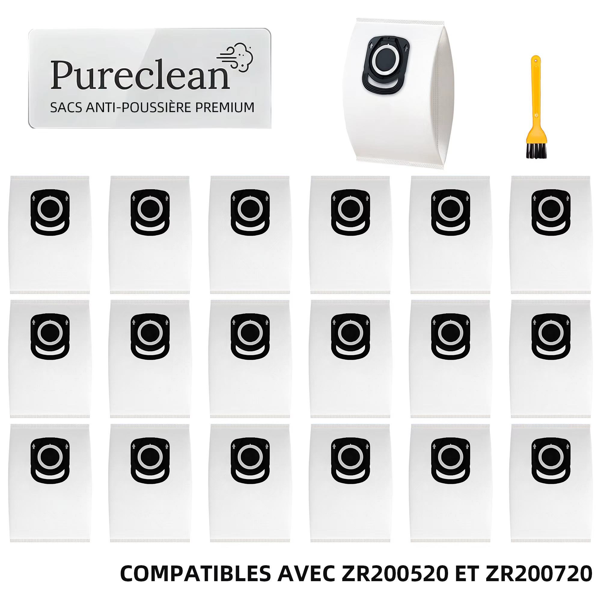 Sacs à poussière pour Rowenta (RO64xx RO63xx RO68xx RO39xx)