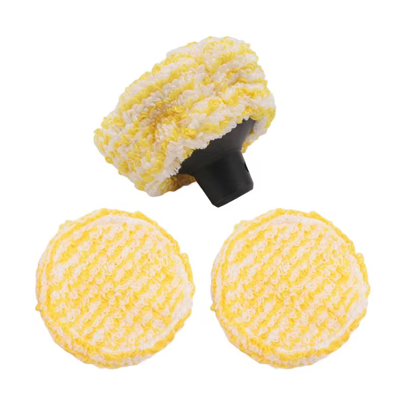 Accessoires pour nettoyeur vapeur Karcher SC2 SC3 SC4 SC5 ABBK - Brosse ronde de grande taille, couvercle de vapeur, chiffon en microfibre