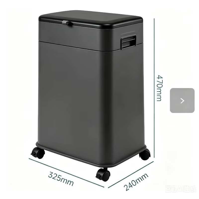 Poubelles en plastique, corbeilles à déchets, poubelles de cuisine, poubelles de salle de bain, bacs de rangement, poubelles à couvercle relevable, outils de nettoyage ménager