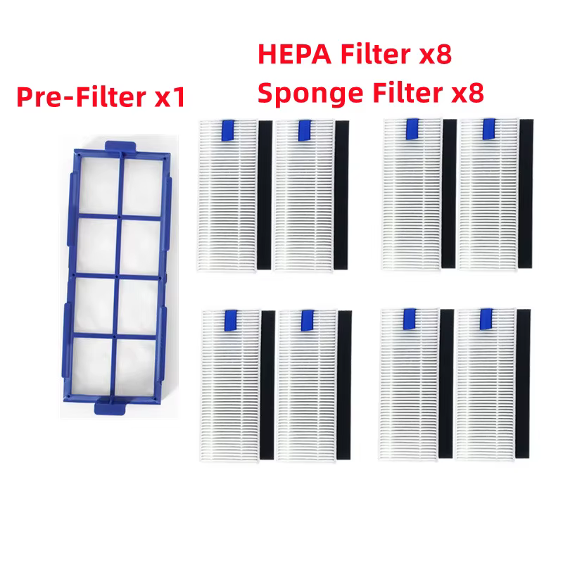Pré-filtre HEPA pour aspirateur robot Tefal Rowenta Explorer/ x-plorer série 20 40 50 75
