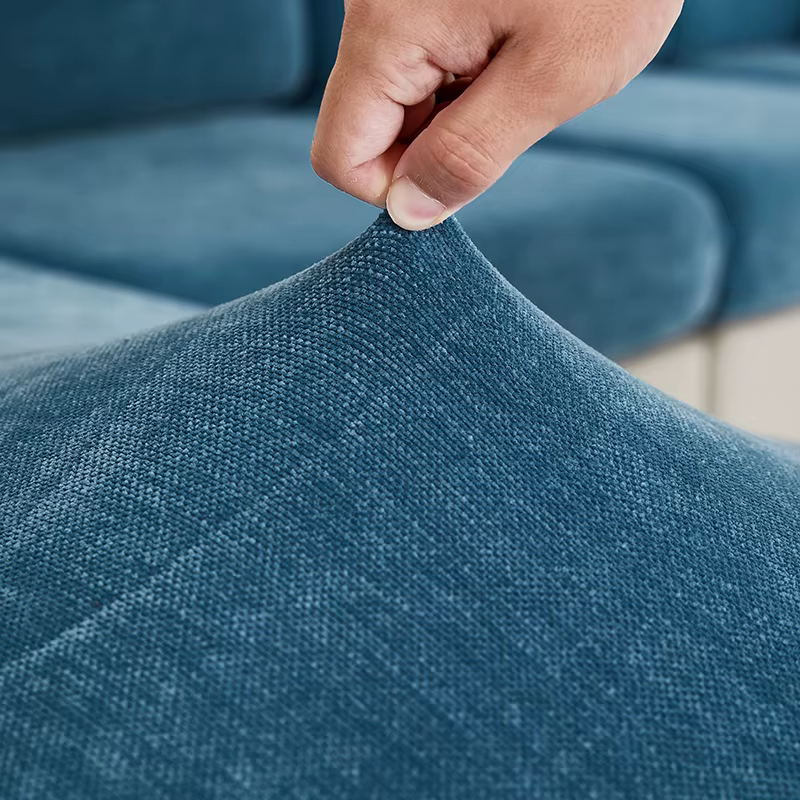 Housse de coussin de canapé en velours