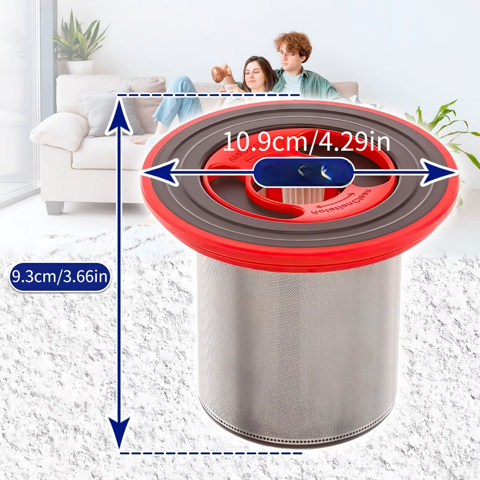 Filtre de remplacement RotationClean pour aspirateur sans fil Bosch Unlimited Series 7