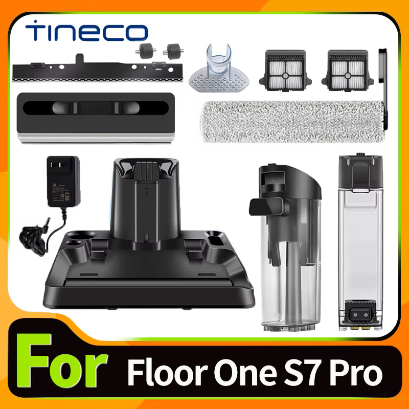 Tineco Floor ONE S7 Pro accessoires pour aspirateur sec et humide sans fil rouleau de brosse et réservoir de filtre HEPA pièces de rechange
