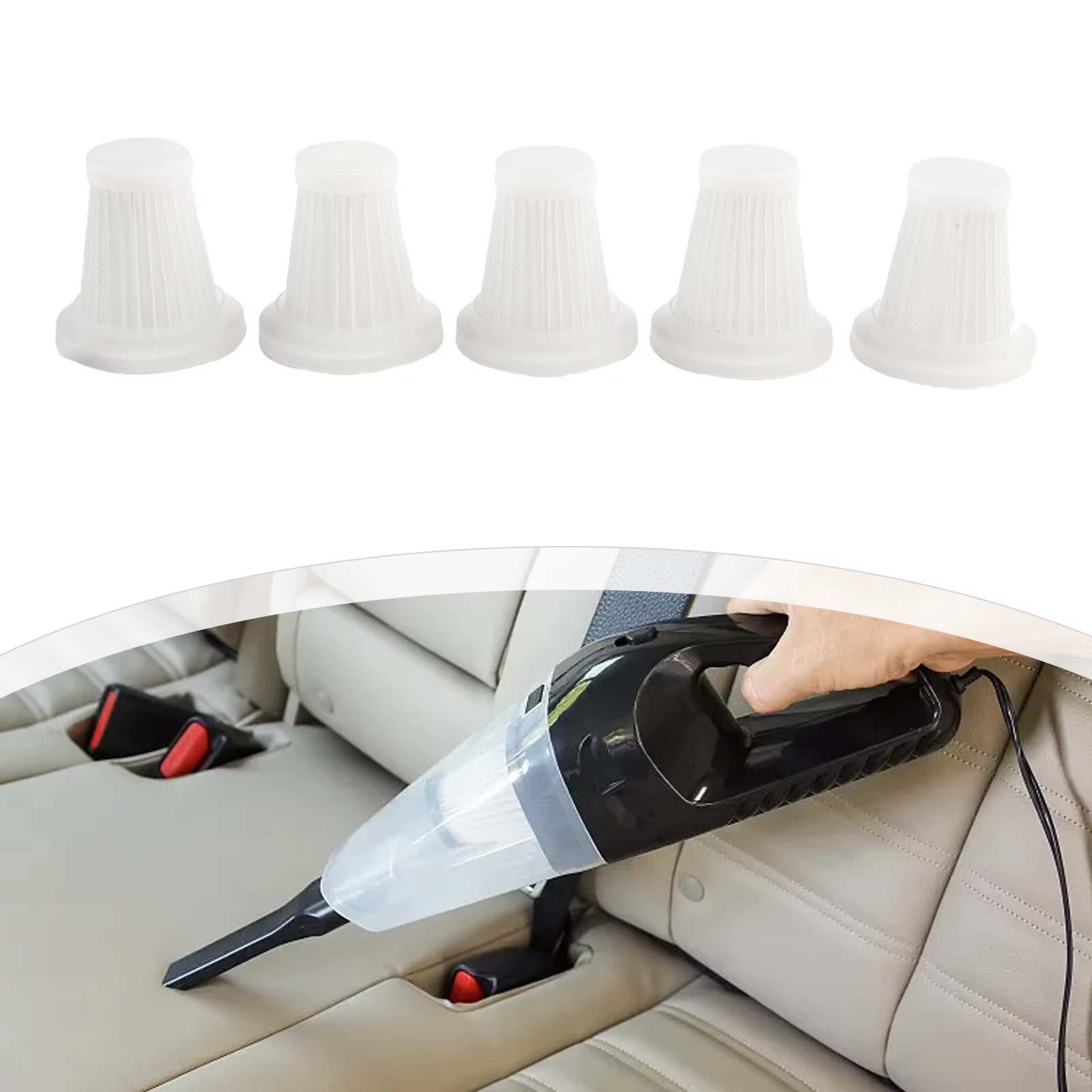 Filtres réutilisables pour aspirateur de voiture