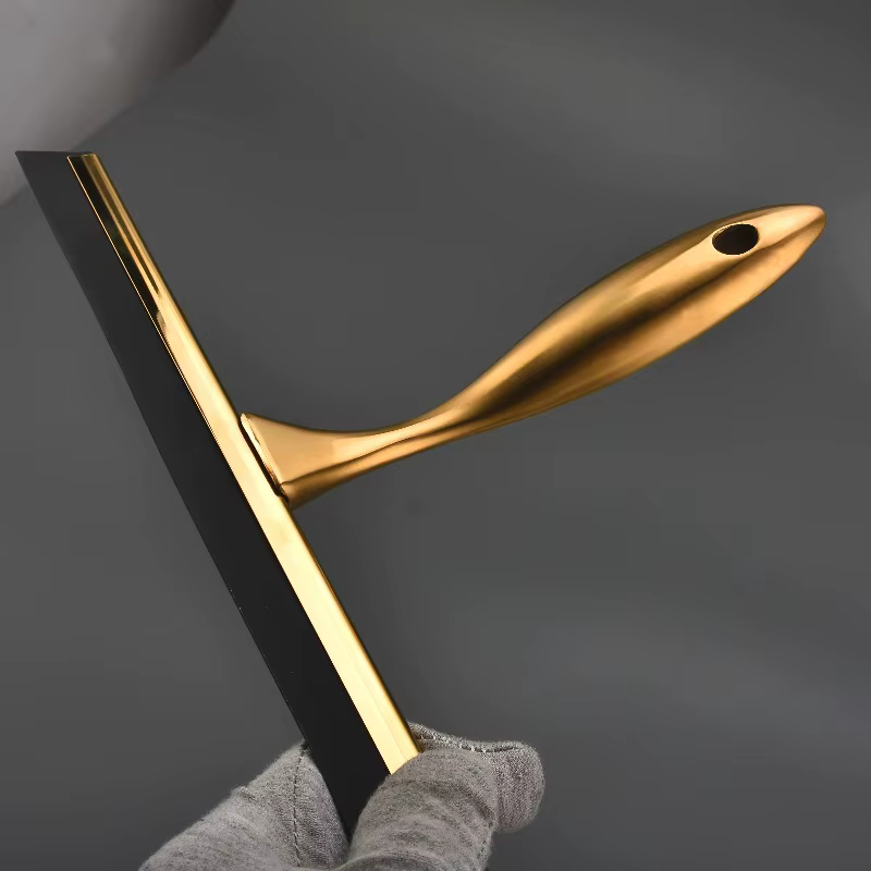 Raclette en acier inoxydable pour le nettoyage des vitres