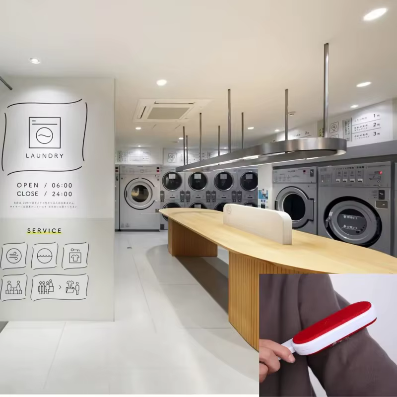 Rouleau anti-peluches autonettoyant