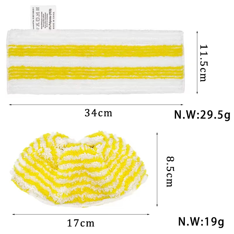 Accessoires de remplacement pour nettoyeur vapeur