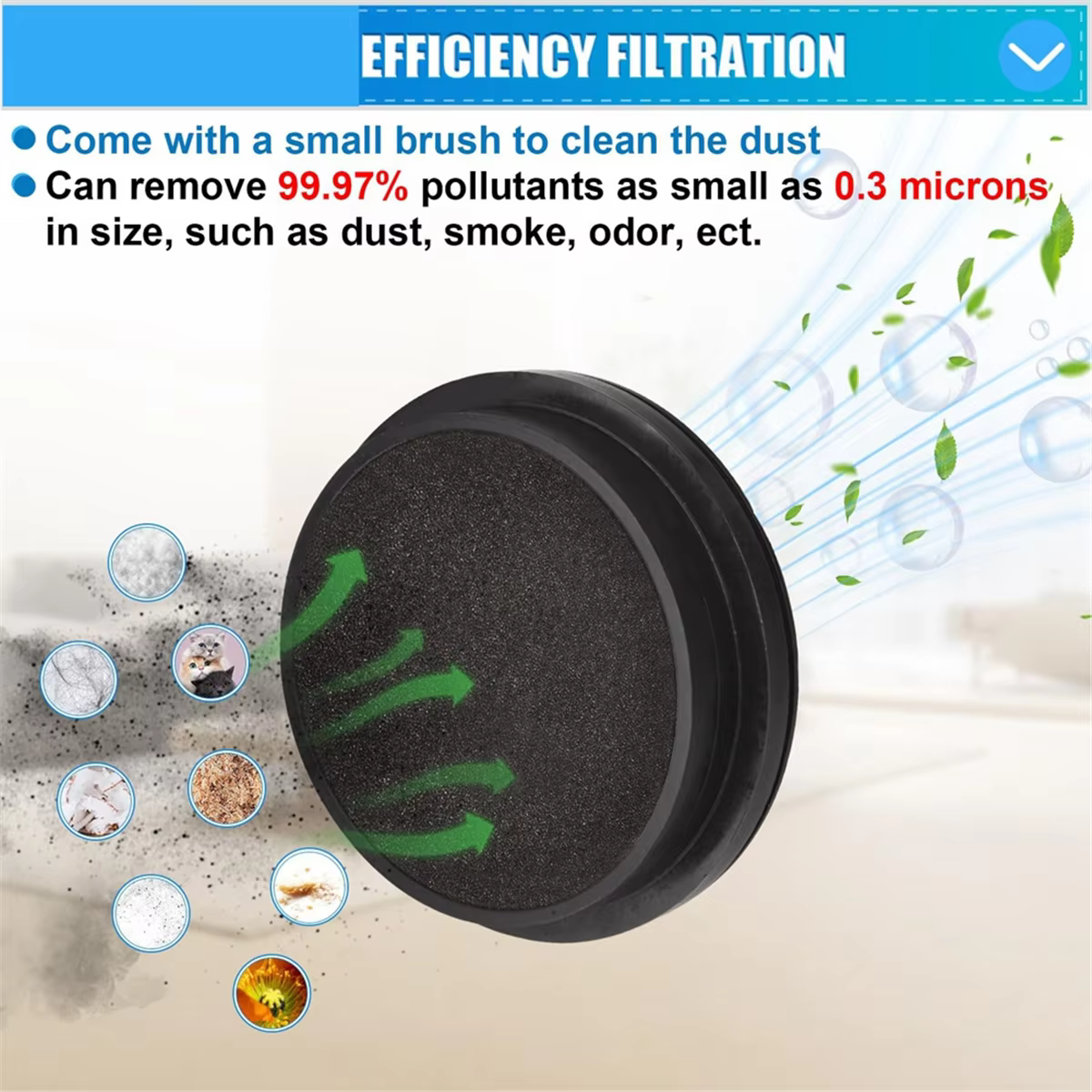 Filtre de remplacement pour aspirateur vertical A200Pro A200