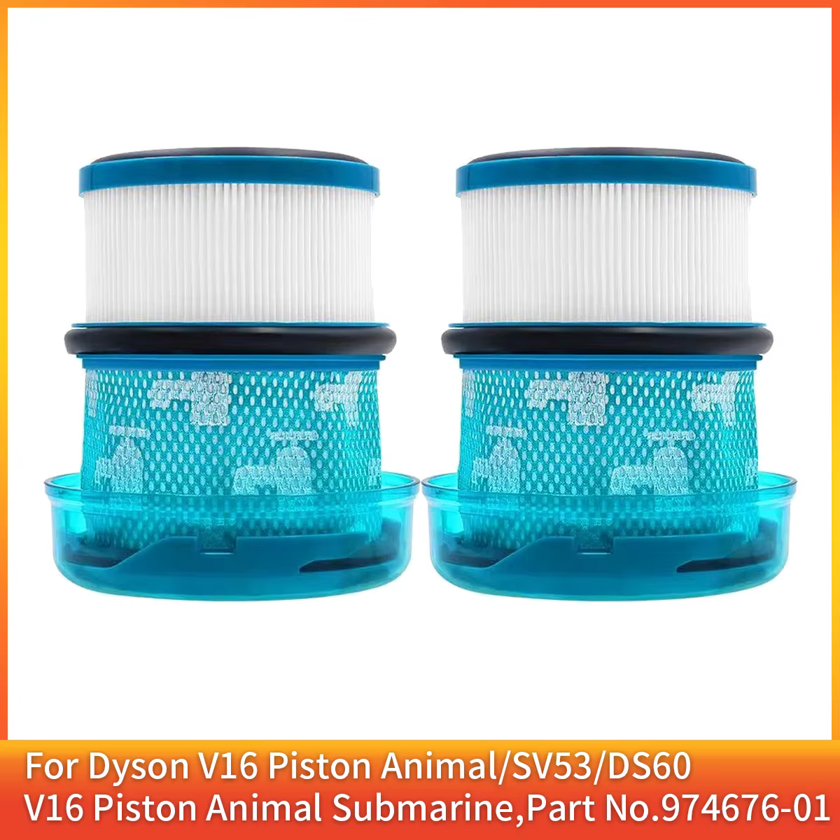 Filtre à poils pour aspirateur Dyson V16/V15 (pièces détachées et accessoires) - Référence 974676-01