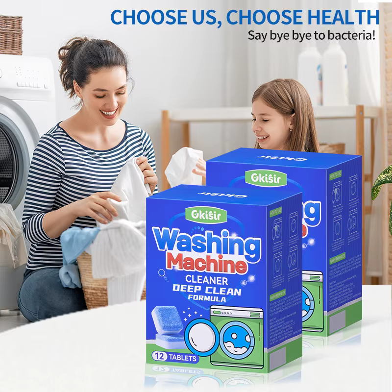 Tablette effervescente nettoyante pour lave-linge