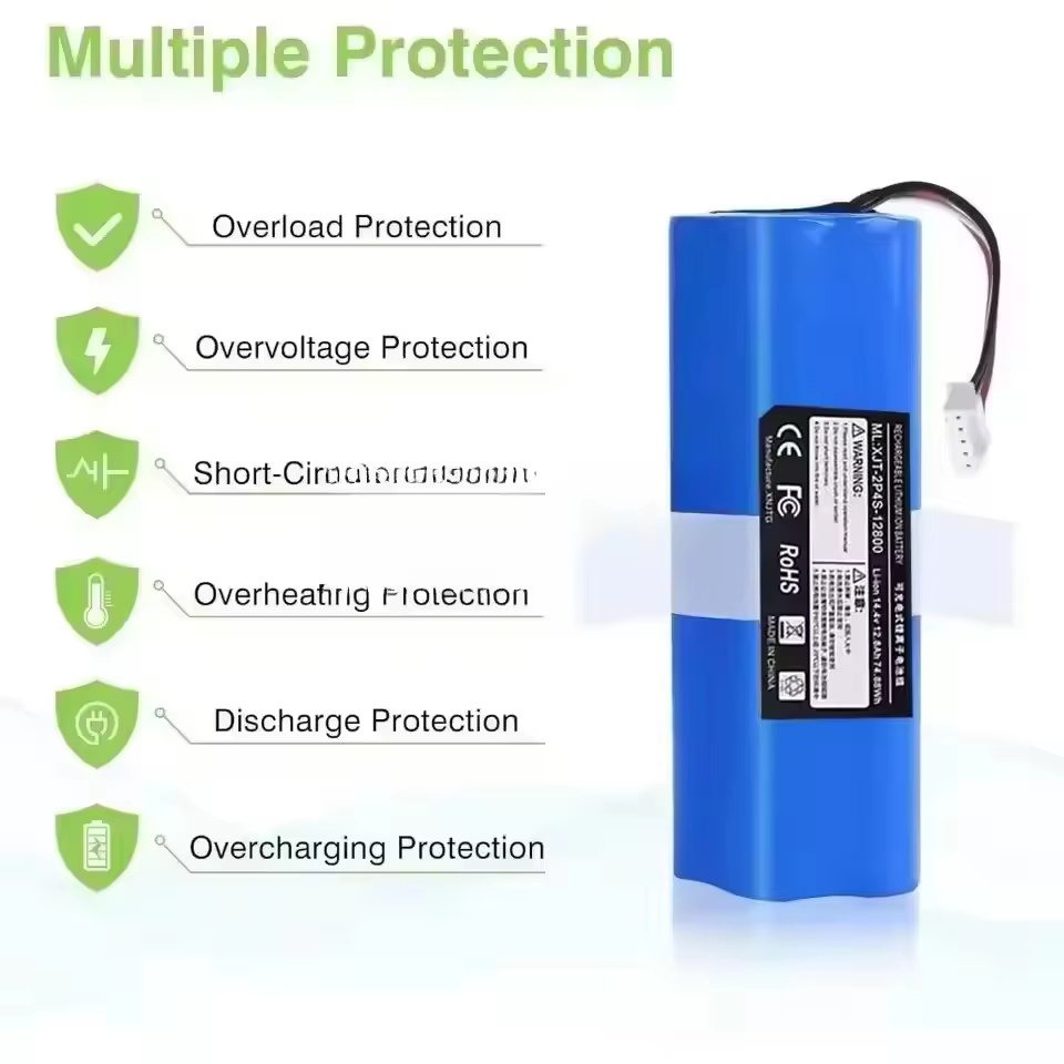 Nouvelle Batterie ECOVACS 2026 S10-LI-144-5200 12800mAh pour Aspirateur Robot