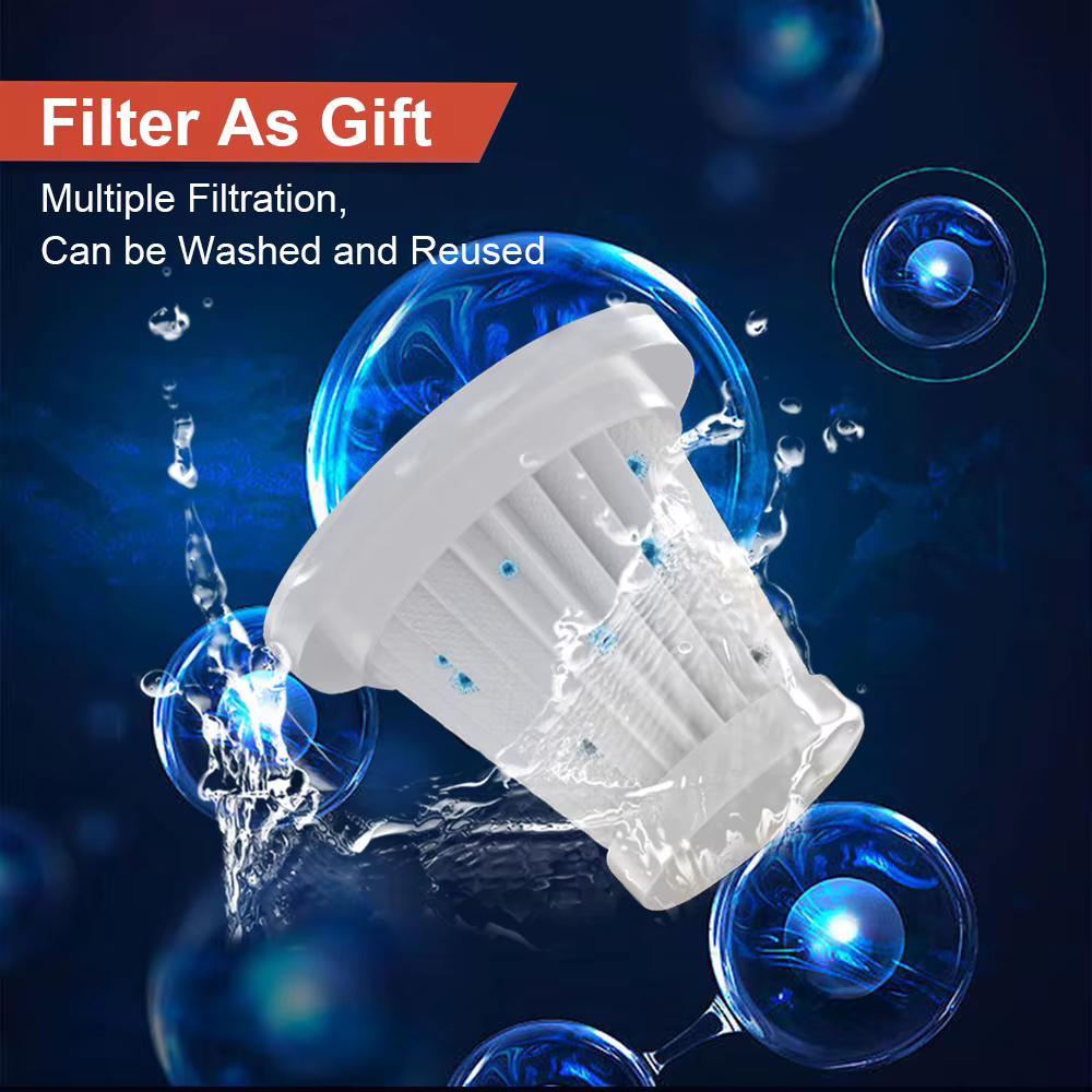 Aspirateur de voiture sans fil forte aspiration portable humide sec
